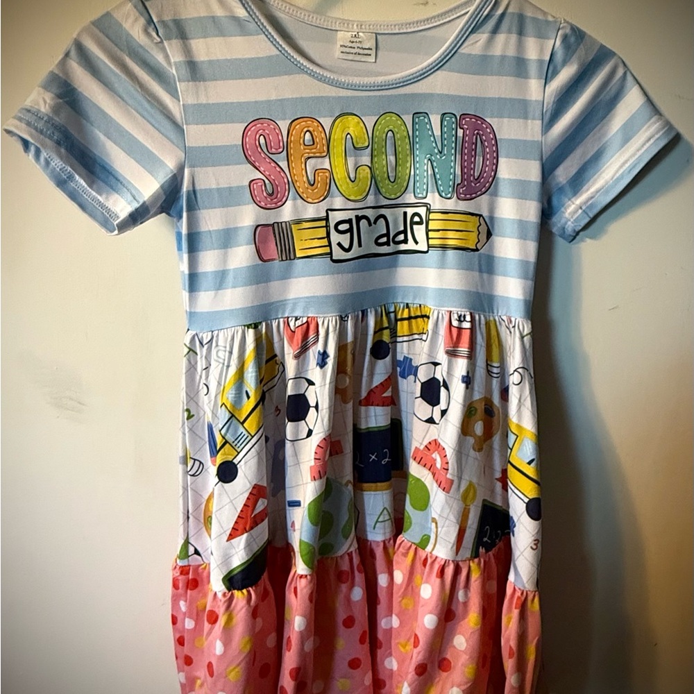 Colorful Second Grade Dress